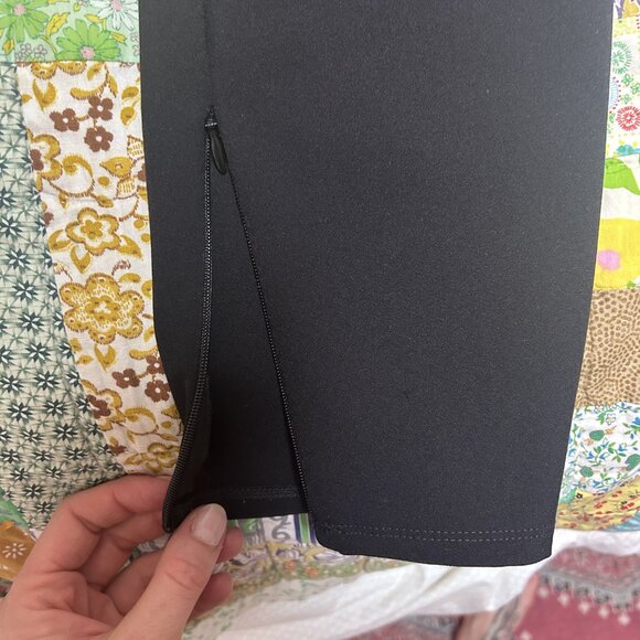 TEN by Aritzia Black Staight Leg Ponte Legging Trouser - Picture 4 of 8